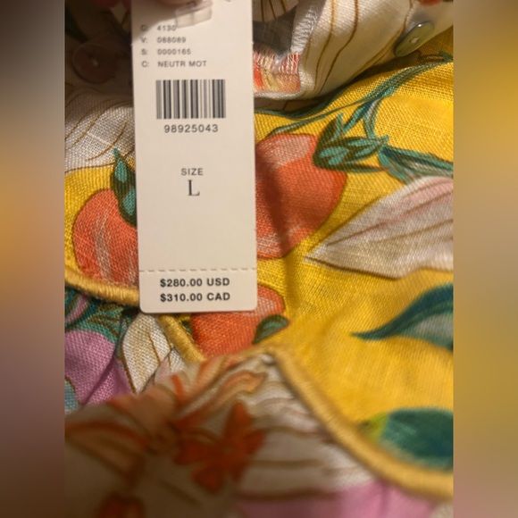 Farm Rio Vibrant Floral Halter Midi Dress – NWT – Size L – Originally $280 - Picture 5 of 10